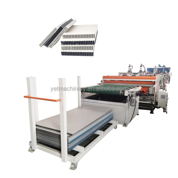 PP Hollow Building Board Template Production Line and Plastic Extruder Manufacturing Machine