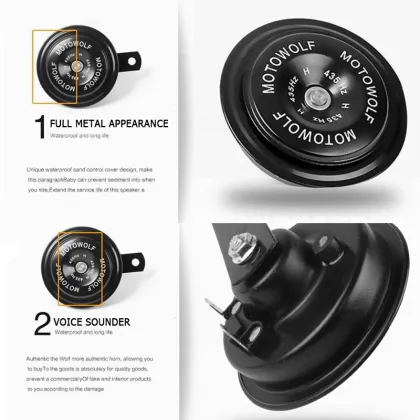 Motorcycle Horn Loud Horns 12V For HONDA hornet cb600f cg 125 vfr800 dax deauville vtx 1800 valkyrie 1500 Motorcycle Accessories