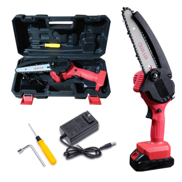 Tanpa kabel listrik 20V mini mini chainsaw untuk pemotongan kayu
