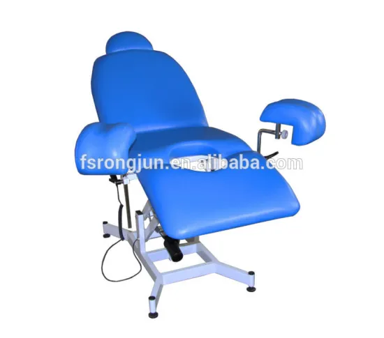 big professional medical gynecology examination chair couch with 2 motor