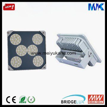 Bridgelux 90W MeanWell led canopy lamp Tempered glass aluminium canopy