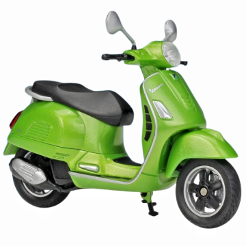 Authentic Diecast 1:18 Scale Vespas 946 Scooter Model with Sound, Light, and Front-Wheel Steering - Metal Motorcycle Alloy Ornament