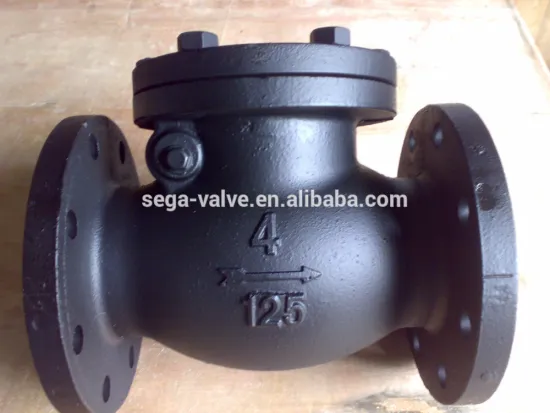 cast iron swing check valve rising stem ANSI-125/150