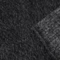 Madilim na kulay -abo na boucle fleece tela ng taglamig fashion