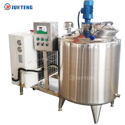 Junteng Stainless Steel Jacketed Storage Dairy Tank for Fresh Milk Cooling