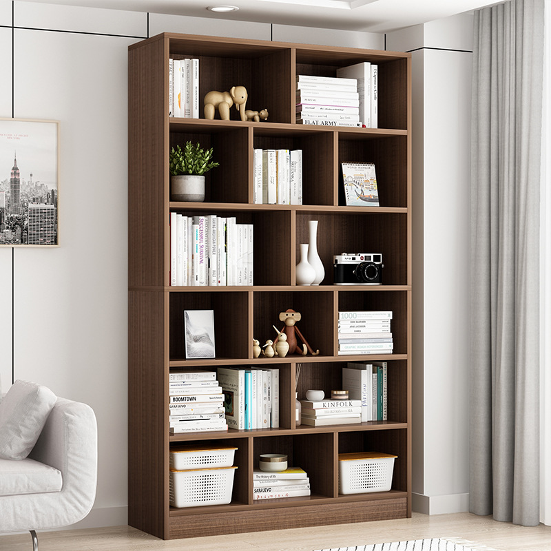 Metal and Wood Bookcase