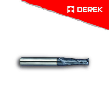 End Mill 2 Flutes Square Head for HRC55 | Diameter 1.0 - 20 mm | Length 50 - 100 mm