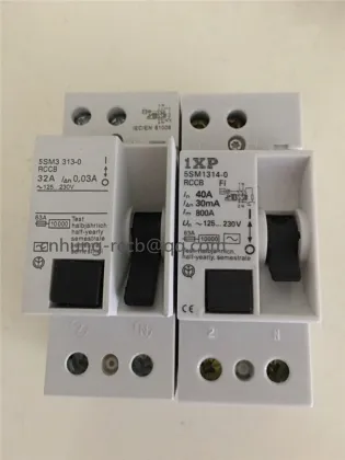 SIEMENS type residual current circuit breaker