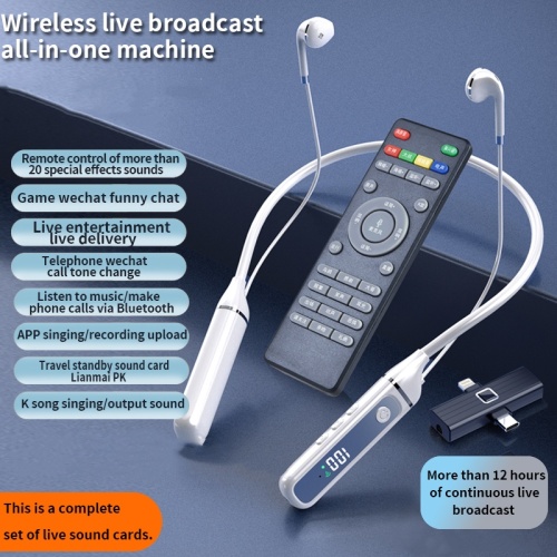 2.4G and OTG Live Broadcast Neckband