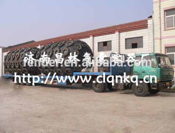 LARGE SIZE PNEUMATIC MARINE FENDER SENT TO JAPAN FOR USA WARSHIP