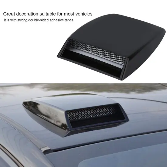 3 color car styling Universal Decorative Air Flow Intake Scoop Turbo Bonnet Vent Cover Hood car styling