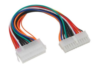 Sleeved 24pin ATX Power  Extension Cable Harness