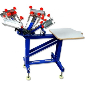 MK-F411C 4 Color Single Wheel Screen Printing Machine