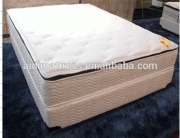 Pillow top pocket spring 5 star hotel mattress