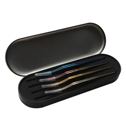 Storage Solutions: Tinplate Eyelash Extension Tweezers Case and Eyelash Tweezers Box