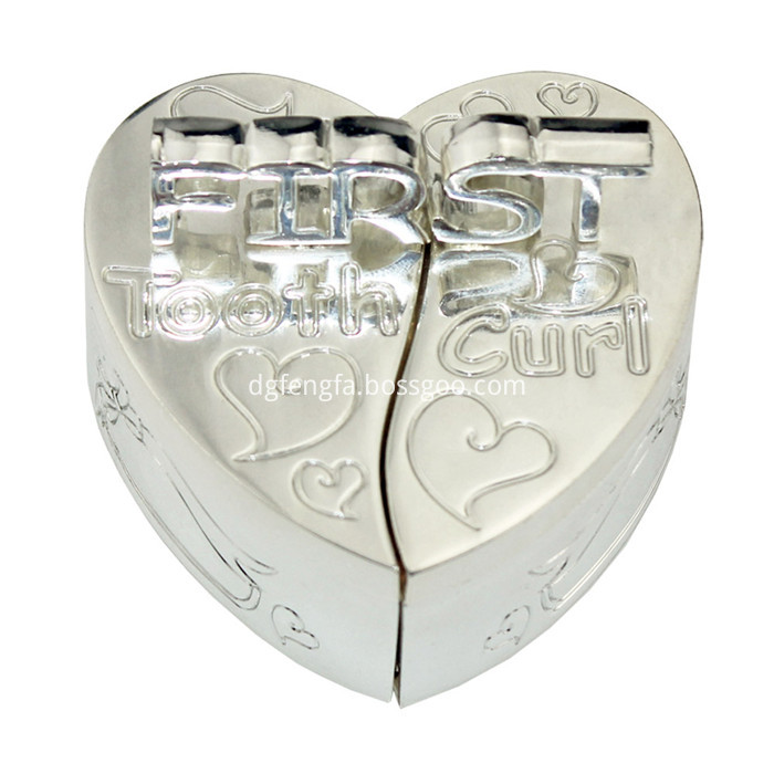 Heart-shaped Tooth Box and Curl Box