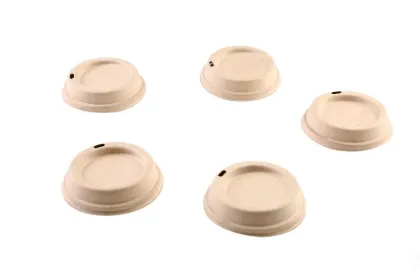Disposable natural color paper lid