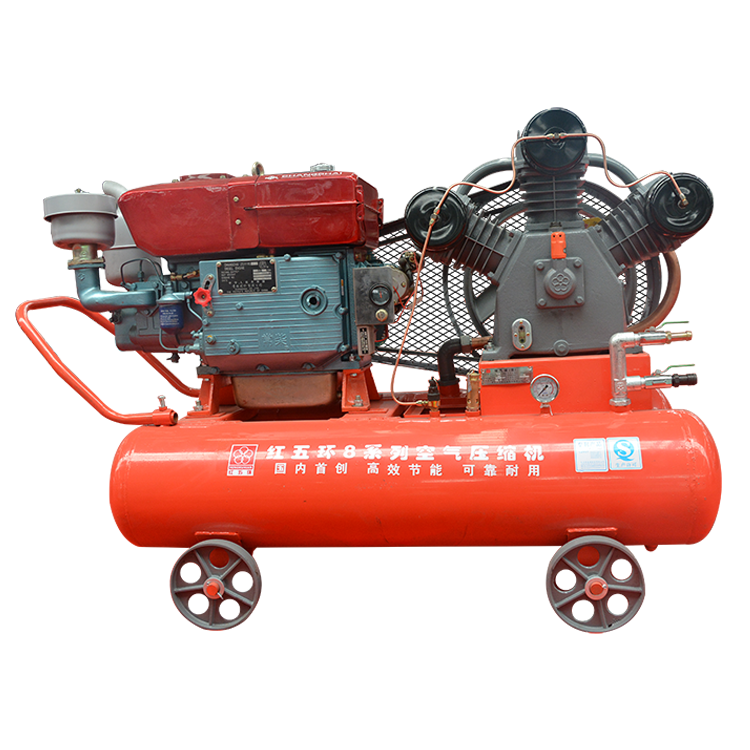 Hongwuhuan W3128 diesel 200L air compressor with tank