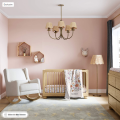Kids Raffia Chandelier Ceiling Light