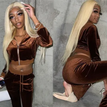 HF 613 HD Full Lace Wig Human Hair,13x4 13x6 613 Virgin Lace Front Wig,Platinum Blonde 613 transparent Lace Frontal Wig