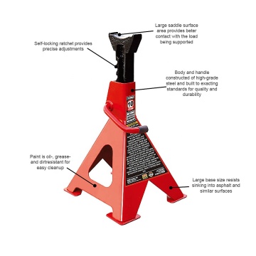 10Ton Jack Stands - Heavy Duty Vehicle Lifts