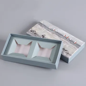 Handmade Paperboard Custom Soap Box Packaging with Insert