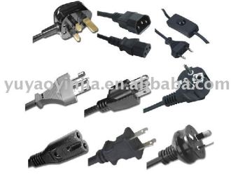 power supply cord/ ac power cord/power cord with plug