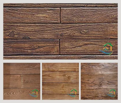 Decorative wood panel wall cladding