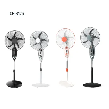 Rechargeable 16 Inch 5 Speed Oscillation Electric Stand Fan with Timer Function