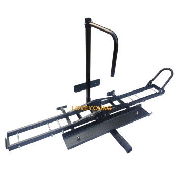 High-Quality Amazon Motorcycle Rack Holder with Wheel Chock - Heavy Duty Bike Carrier