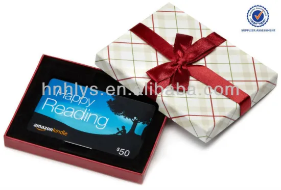 2015 Shopping Card Gift Box With Bowknot