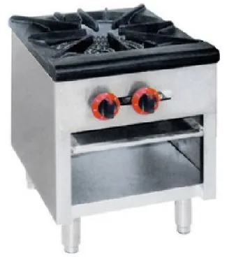 Gas ranges for stock pots