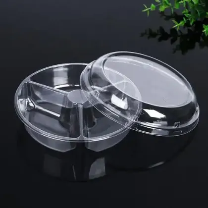 the PET box for meat and vegetale meat plate display and stocking