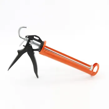 Rotatable Stainless Steel Caulking Gun for Professional Construction