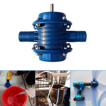 Blue Self-Priming Dc Pumping Self-Priming Centrifugal Pump Household Small Pumping Hand Electric Drill Water Pump