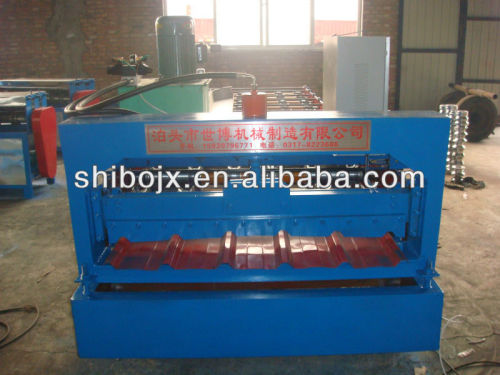 economic 3tons 1050mm roof iron tile forming machine