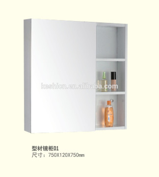 chaozhou factory tall Aluminium used bathroom mirror cabinet