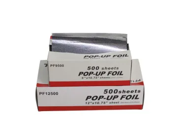 Disposable Pop-up foil sheets easy to use
