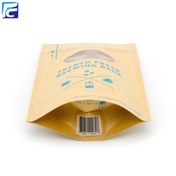 Printed Brown Kraft Paper Stand Up Pouches Wholesale