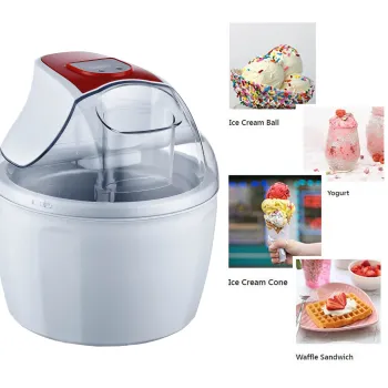 Top Ice Cream Maker: Cream Machine 2022 - 1.2L Automatic Frozen Yogurt, Sorbet, & Ice Cream Machine for Home Use