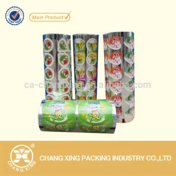 Easy-peel Laminated PP Lid Cup Sealing Film/Sealer Film Aluminum Foil Jelly Cup Lid Film