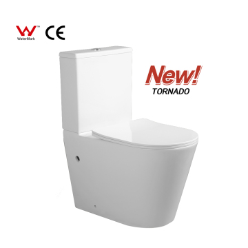 Factory Wholesale Watermark White Tornado Flush Toilet for Australia