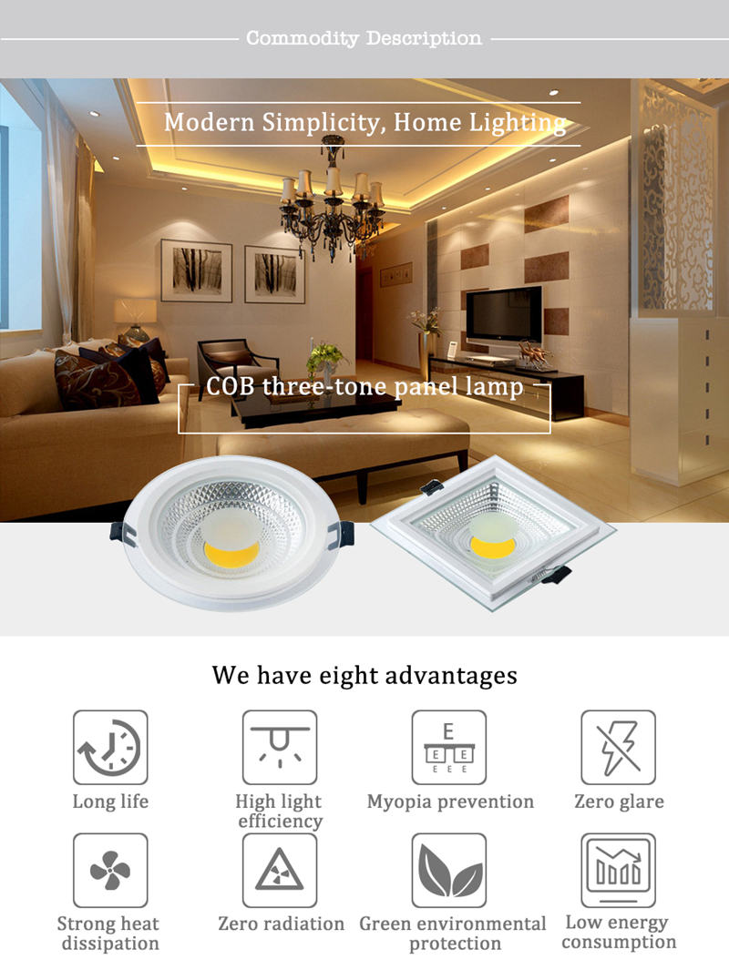 Led Glass Panel Light 12