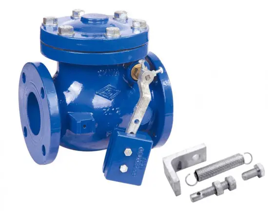 BS EN 12334 Swing Check Valve with Weight & Lever
