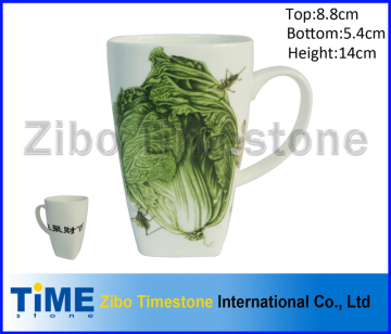 Square Super White Porcelain Coffee Mug