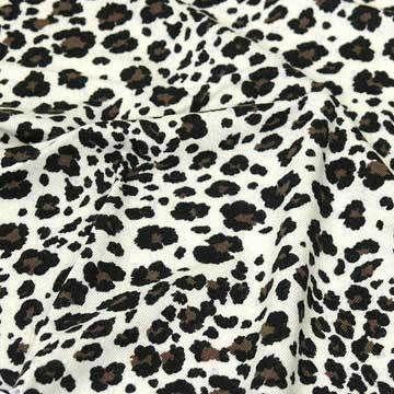 Reactive Printed Jersey Fabric, Made of 92% Rayon and 8% Spandex