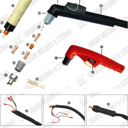 Good Quality HUARUI 90A Plasma Cutting Torch Compatible with Cebora