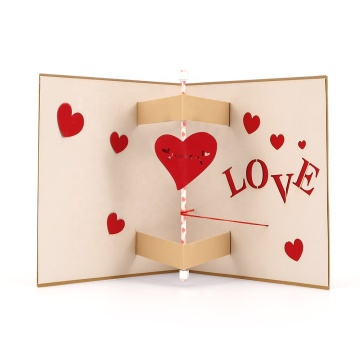 Valentines Day Card 3D Pop Up Greeting Cards