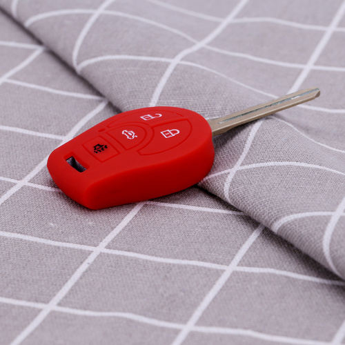 Small Nissan 4 Button Car Key Silicone Cover