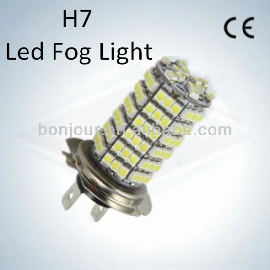 120 smd led car bulb h7 led fog light